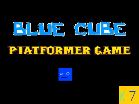 Blue cube Platformer