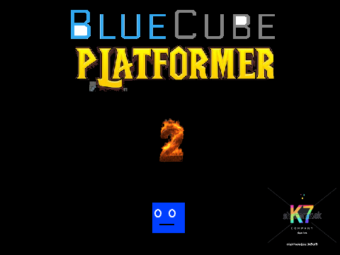 Blue cube Platfomer 2