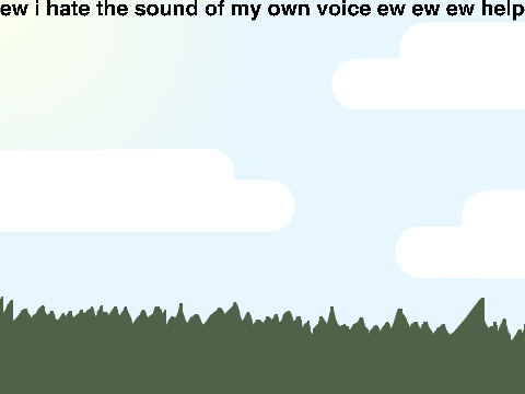 Just some project stuff (and bad voice acting XD)
