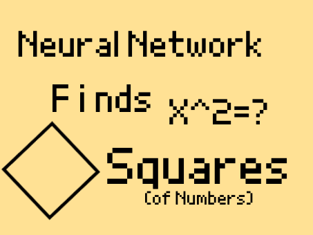 Neural Network finds Squares