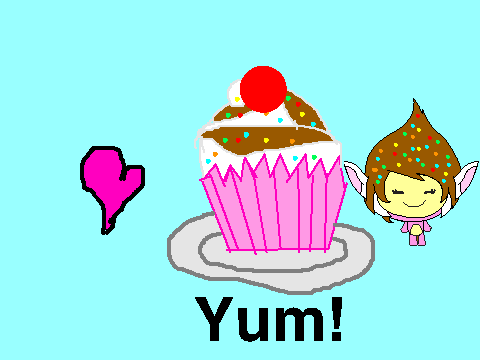 speed paint: cupcake