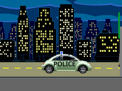 COP AHH IT'S A COP CAR