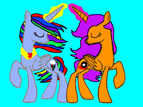 RainbowDash and Scootaloo (NOW ALICORNS)