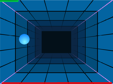 one player pong (mobile friendly