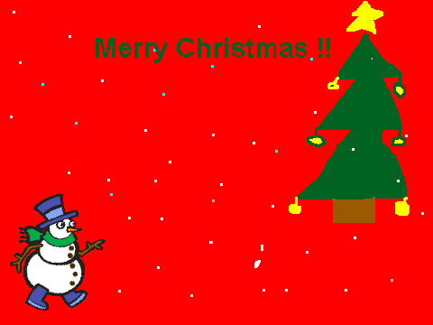 Olivia's Christmas card