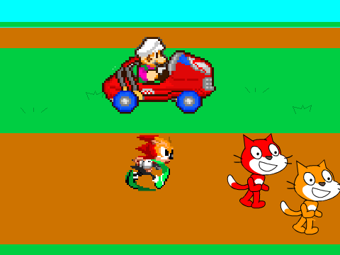 Add yourself racing ScratchU8 remix