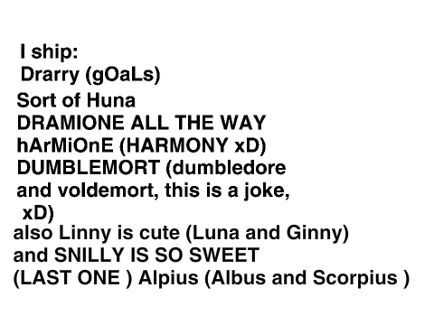 Who do you ship in Harry Potter? remix