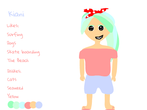 Meet Kiani! | My OC for @Surfergirl0009's contest!