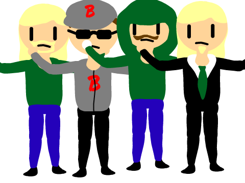 Lucius, Boston, Colby, and Suit Lucius