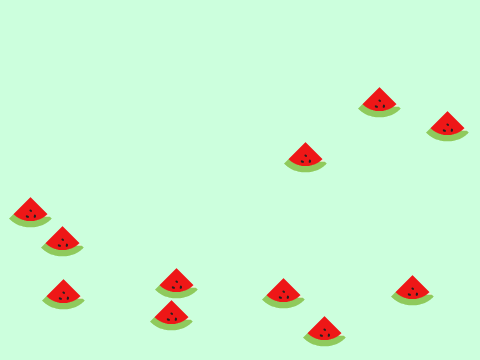 Watermelon Rain!