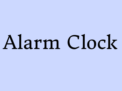Alarm Clock
