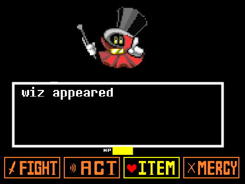 Undertale: Wiz battle
