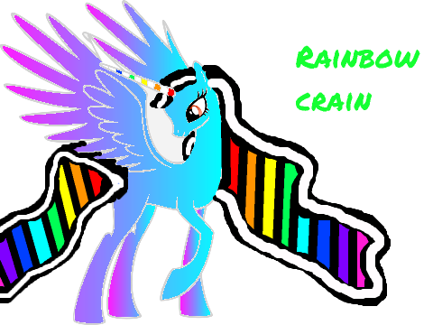 Alicorn Contest! remix Rainbow crain
