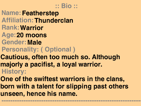 WoS:3 Bios #2