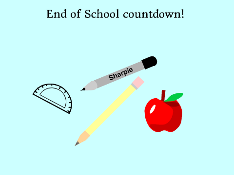 End of School Countdown