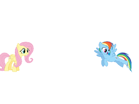 Fluttershy and Rainbow Dash