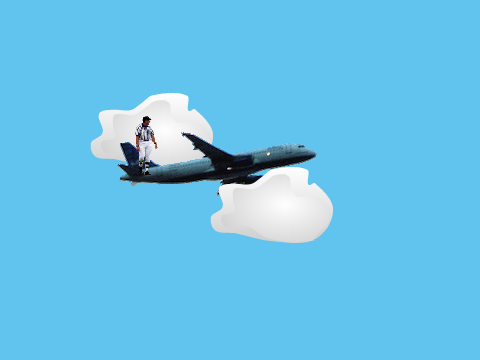 flying and falling...LOL