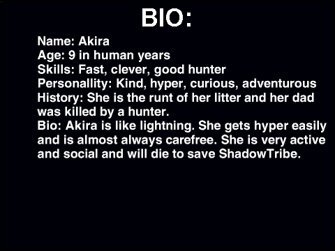 Bio Template for INFECTION remix