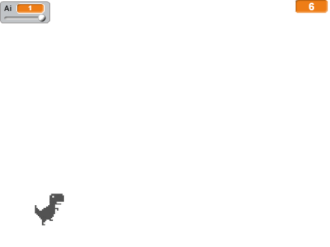 Chrome T-Rex game ( With Ai ) WIP