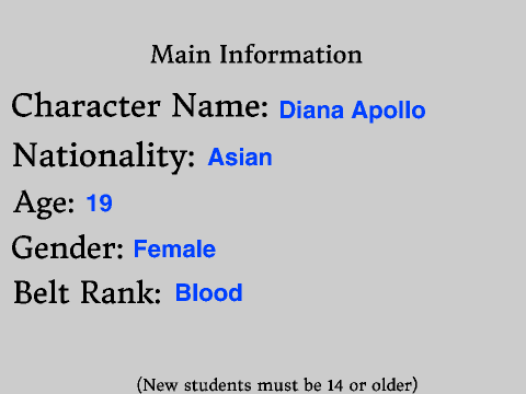 AlexiaPotter's Kage Ryu Ka Student