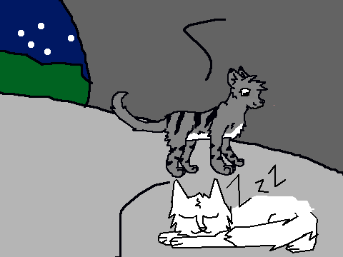 Add your Warrior cat eating or doing somthing in a cave! remix