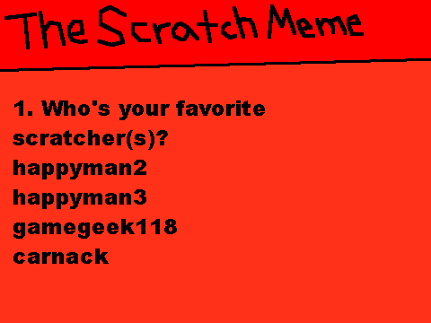 The Scratch Meme