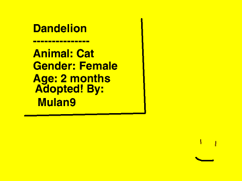 Adoption Center!