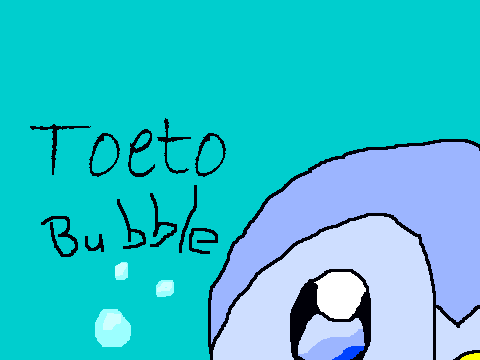 Bubbel art, toeto