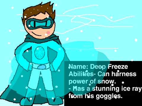 Design a Superhero CC! "Deep Freeze"