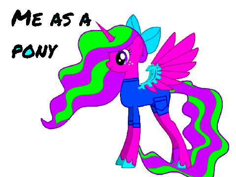 Me as a pony!!!!!!!!!!!!!
