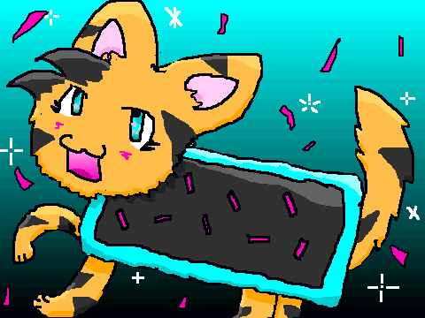 Nyan Cat Coloring Contest Entry!!!!!!!!!