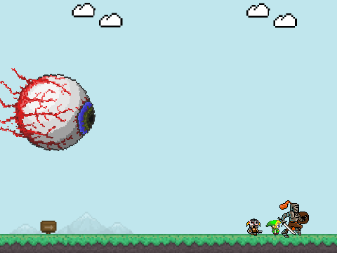 Add yourself running from The eye of Clthulhu! remix