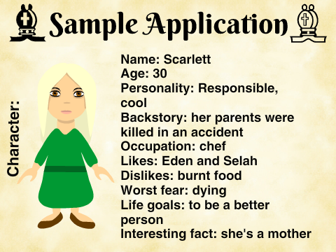 Sun Rising Background Character Application Entry 2