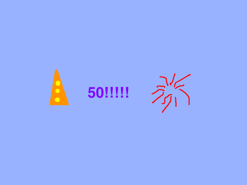 50 followers!!!