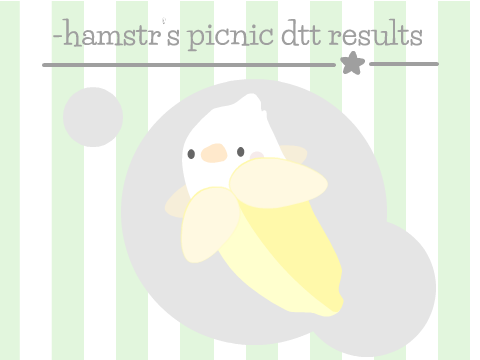 ✩1500 Followers Picnic DTT✩RESULTS✩