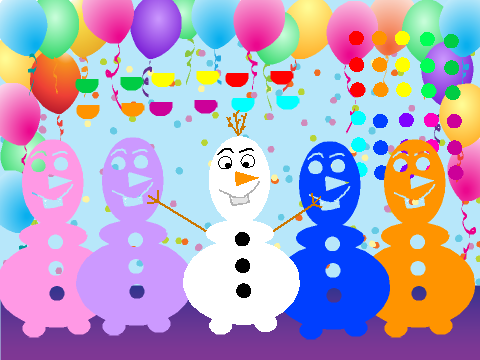 Olaf Dress Up