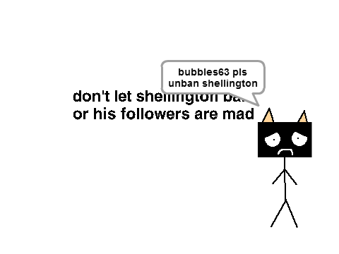 we are trying to unban shellington