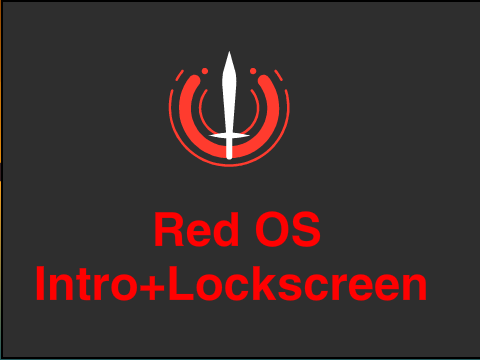Red OS | Intro and Lockscreen