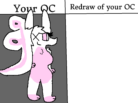 I REDRAW YOUR OC!!!  remix