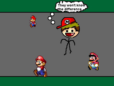 I am a failed clone test of Mario