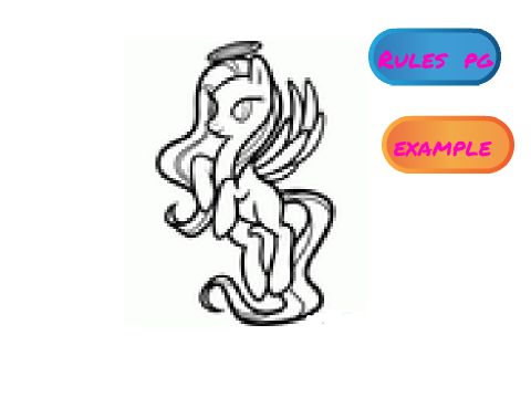 Angel Pony Coloring CC