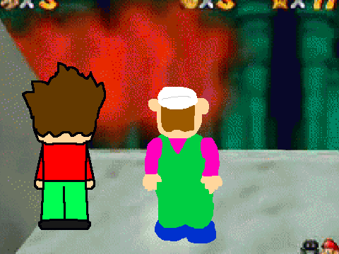 Add Yourself Walking in Bowser's 3D Lair