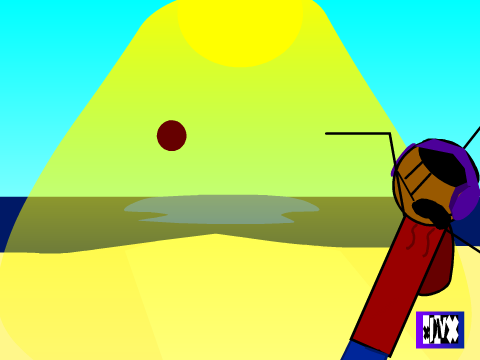 Hit by a ball