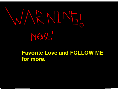 WARNING!!(cringy screen[kind of])