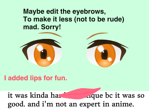 Anime Eyes Critique