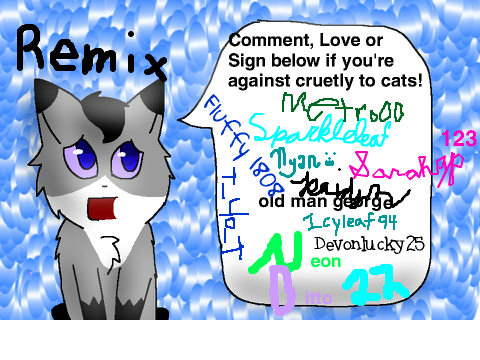 Stop Cat Cruelty! :( PLEASE REMIX AND SIGN!!! 