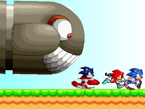 Add yourself running from King Bill! (Sonic lol)