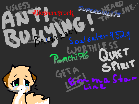 SIGN TO STOP BULLYING!