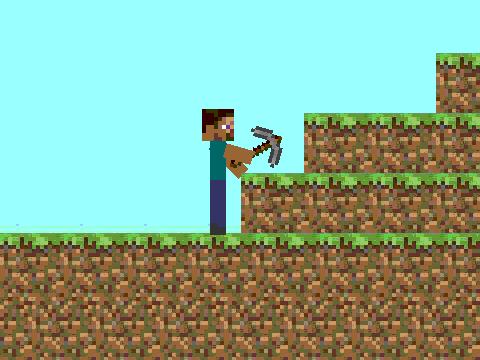 Add yourself Digging a Hole in Minecraft!