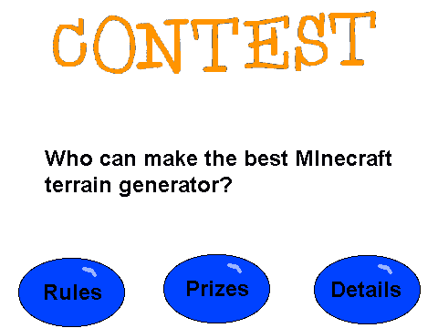 Minecraft Terrain Generator Contest!